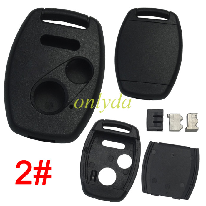 Stronger version For Honda remote key shell without badge, support for xhorse/keydiy universal blade, pls choose button