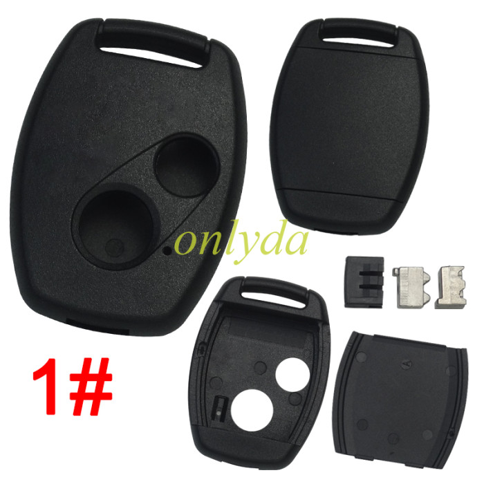 Stronger version For Honda remote key shell without badge, support for xhorse/keydiy universal blade, pls choose button