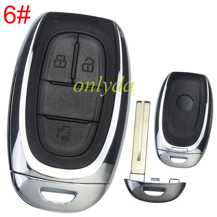 For MG replacement key shell  with badge, pls choose model