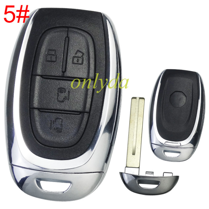For MG replacement key shell  with badge, pls choose model
