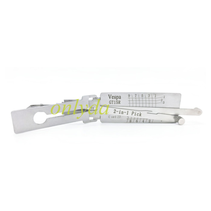 Vespa GT15R SS222 2-in-1 locksmith tool