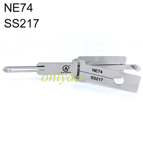 NE74 SS217  lishi 2 in 1 decode and lockpick tools for Peugeot Motorcycles