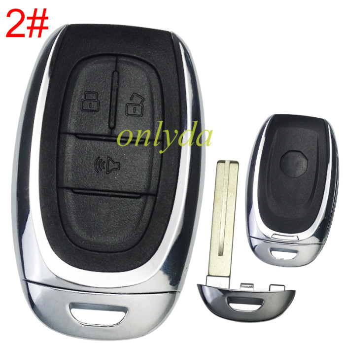 For MG replacement key shell  with badge, pls choose model