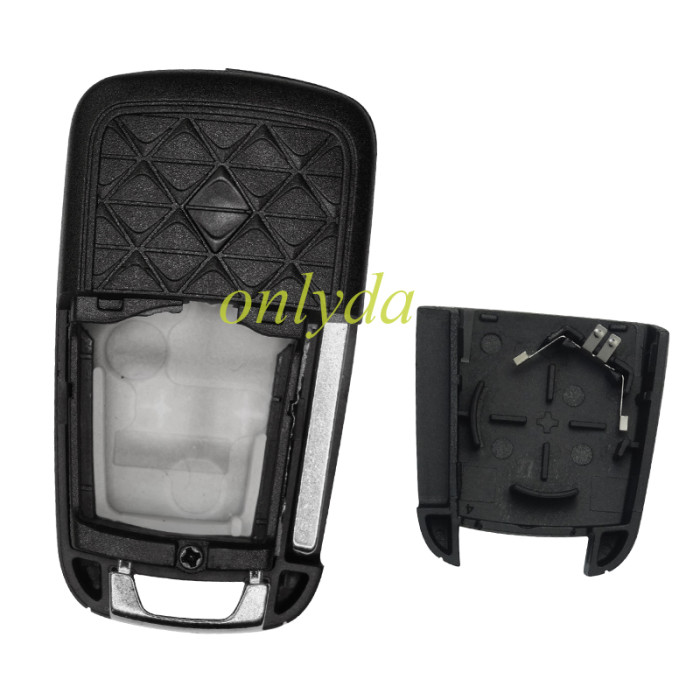 FOr Chevrolet/Opel/ Buick remote key shell HU100 blade without badge place, pls choose the button