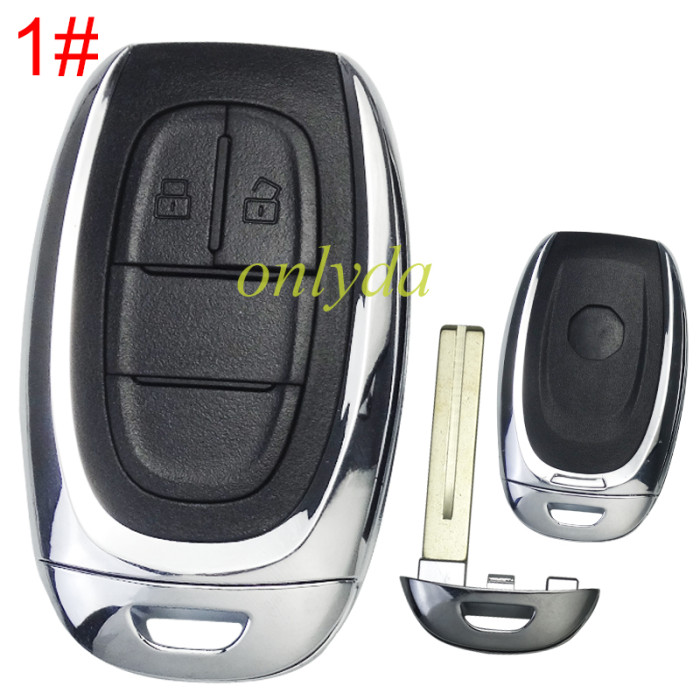 For MG replacement key shell  with badge, pls choose model