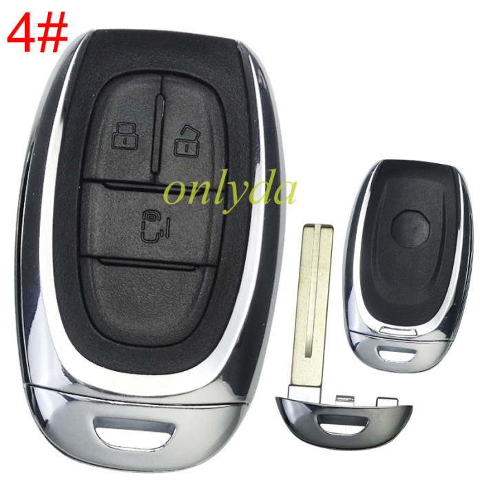 For MG replacement key shell  with badge, pls choose model