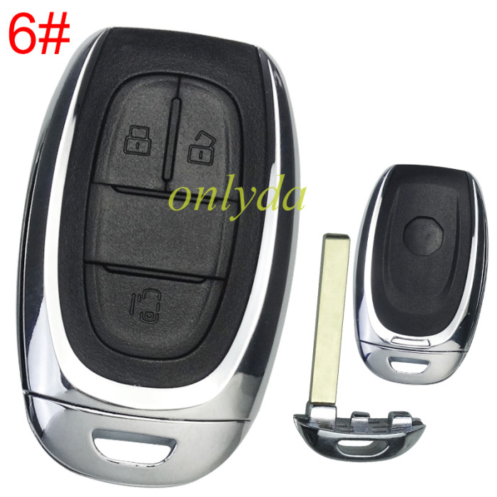 For MG replacement key shell  with badge with thin blade, pls choose model