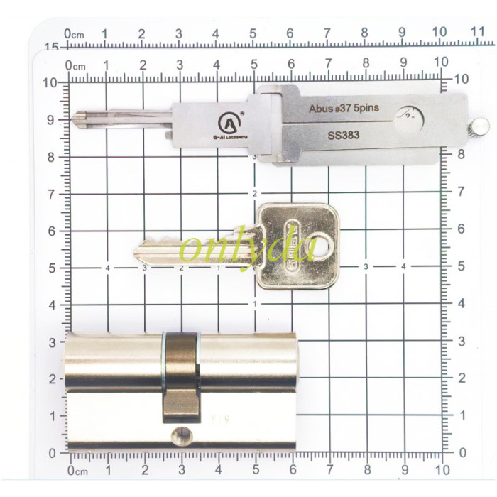 Abus #37 5pins SS383 2-in-1 locksmith tool