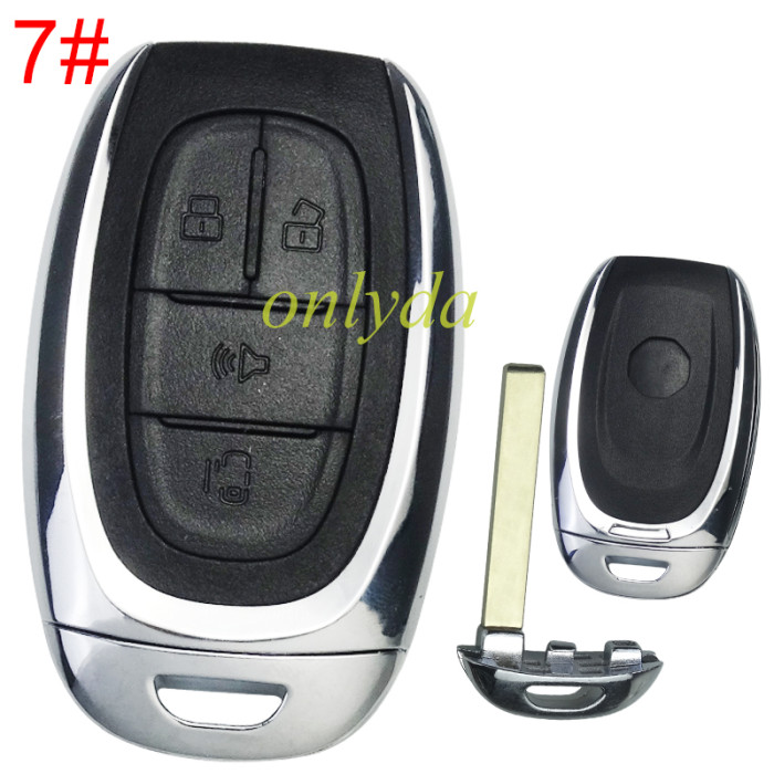 For MG replacement key shell  with badge with thin blade, pls choose model