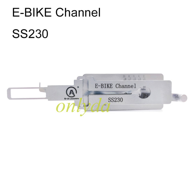 E-BIKE Channel SS230 2-in-1 locksmith tool