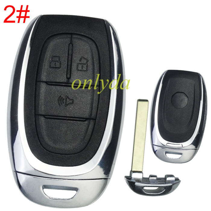 For MG replacement key shell  with badge with thin blade, pls choose model