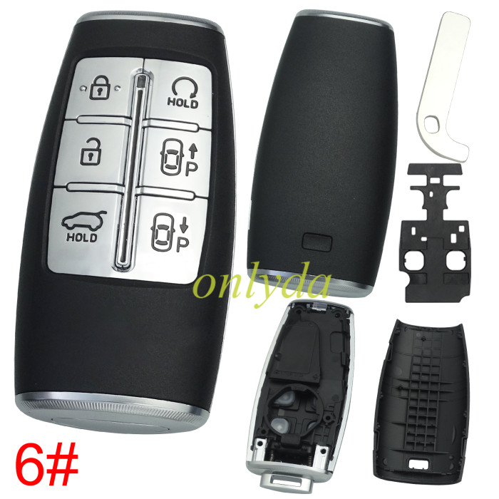 For Hyundai  remote key shell without  badge ， pls choose button