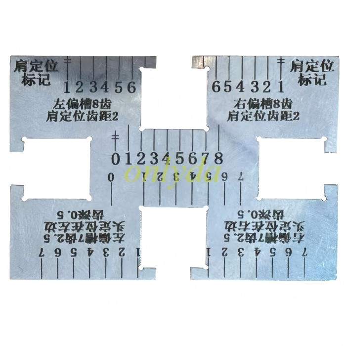 Lishi Key Cutting assistance tool