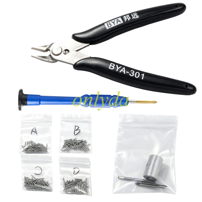 Locksmith Special Ignition Cylinder Depinning Tool Set for Honda