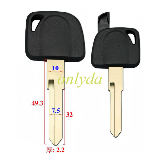 For Benz transponder key shell without badge