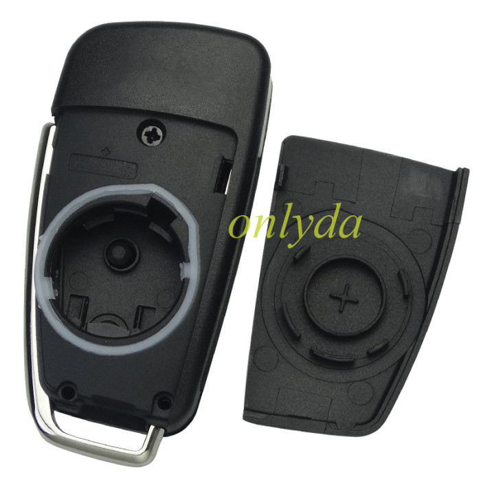 Audi A3 3/3+1 button remote key shell with blade HU162, without badge, pls choose model