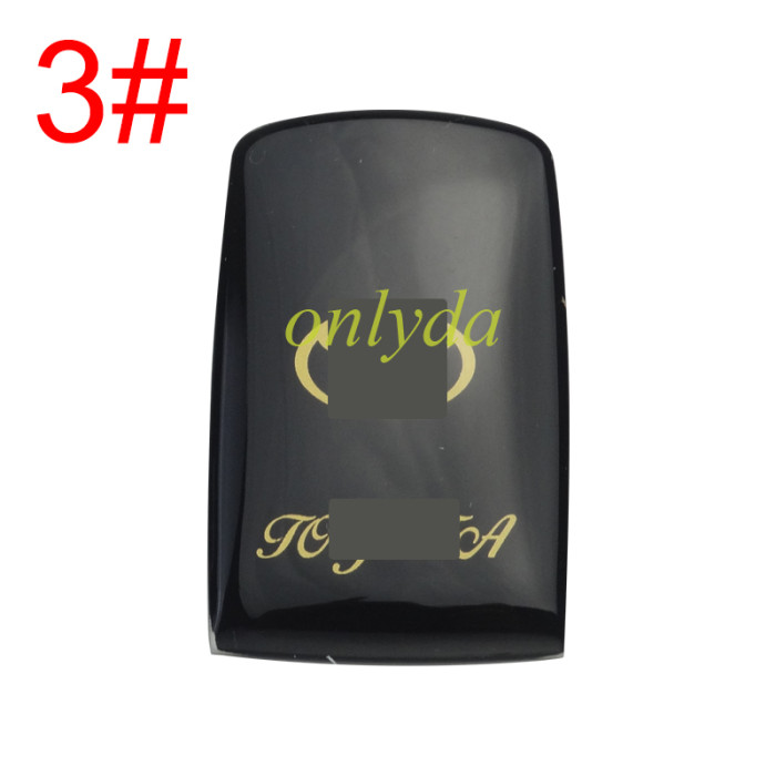 For Toyota back cover 12models with badge , pls choose