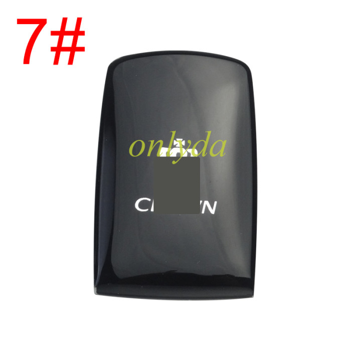 For Toyota back cover 12models with badge , pls choose