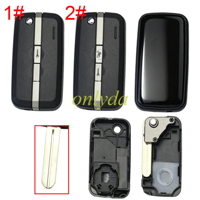 For Honda-Motor bike key shell, without badge , pls choose button