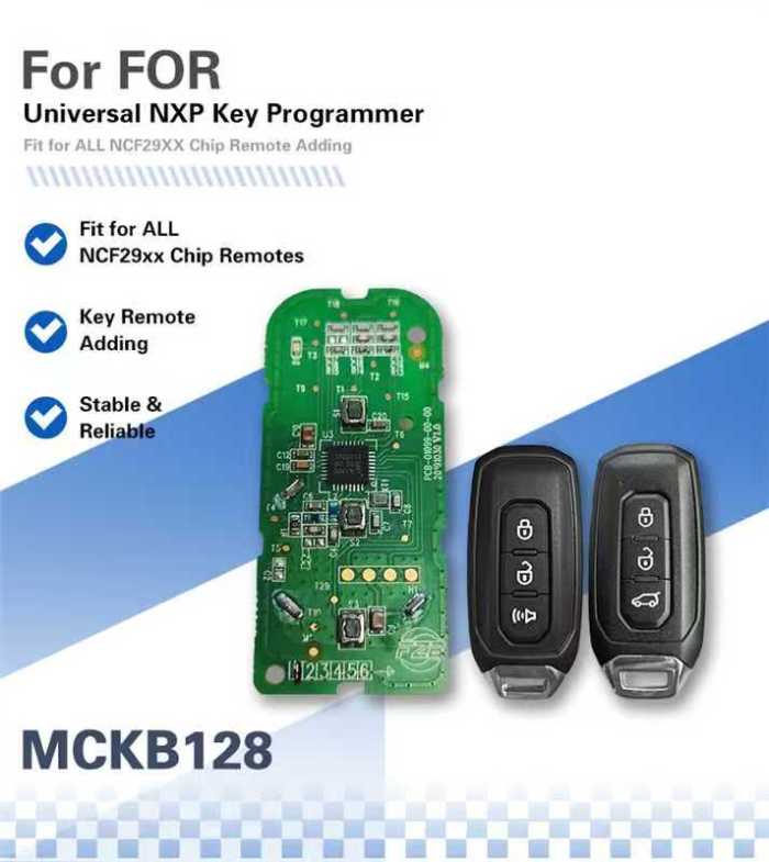 MCKB Hot Sell Adapter For Ford  Model Work With NXP Killer Solder Free adapter easy to operate ,please choose the model