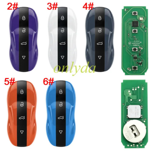 KEYDIY ZB71-4 Smart Key Amber  For 46, 47, 48, 49, 4A, MQB48, 5C Chip Types, pls choose color