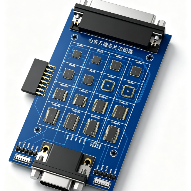 Multi-Function Key Chip Adapter Board, NXP 5C 5D Car Key Data Reading Programmer apply for kdx4