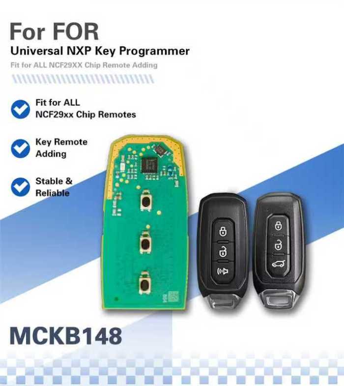 MCKB Hot Sell Adapter For Ford  Model Work With NXP Killer Solder Free adapter easy to operate ,please choose the model