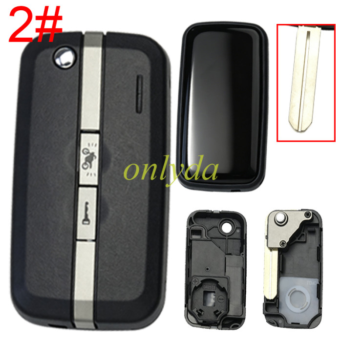For Honda-Motor bike key shell, without badge ， pls choose button