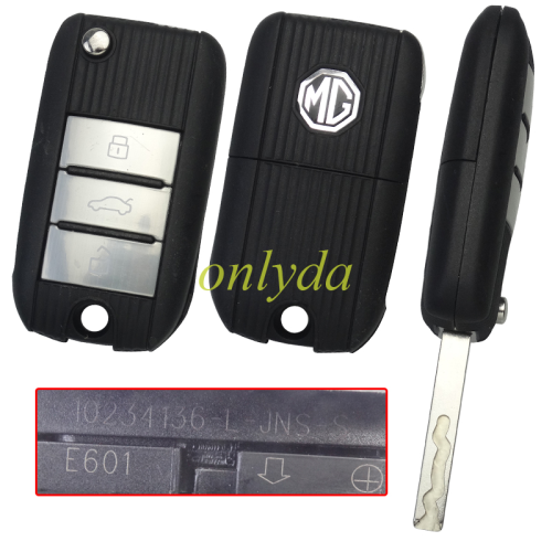 Original MG 3button remote key with 47chip with 434mhz