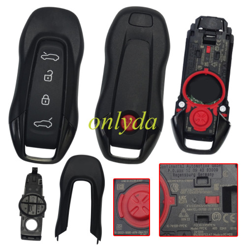 OEM PORSCHE SMART KEY FOB TRANSMITTER ALARM for 2024+ Porsche Macan 95C959753AT Remote Key – New, Original with 5D MQB49 NCF215AW chip 4+1button  433mhz~434mhz 95C‑959‑753‑AT FCC ID：KRSPPE1C