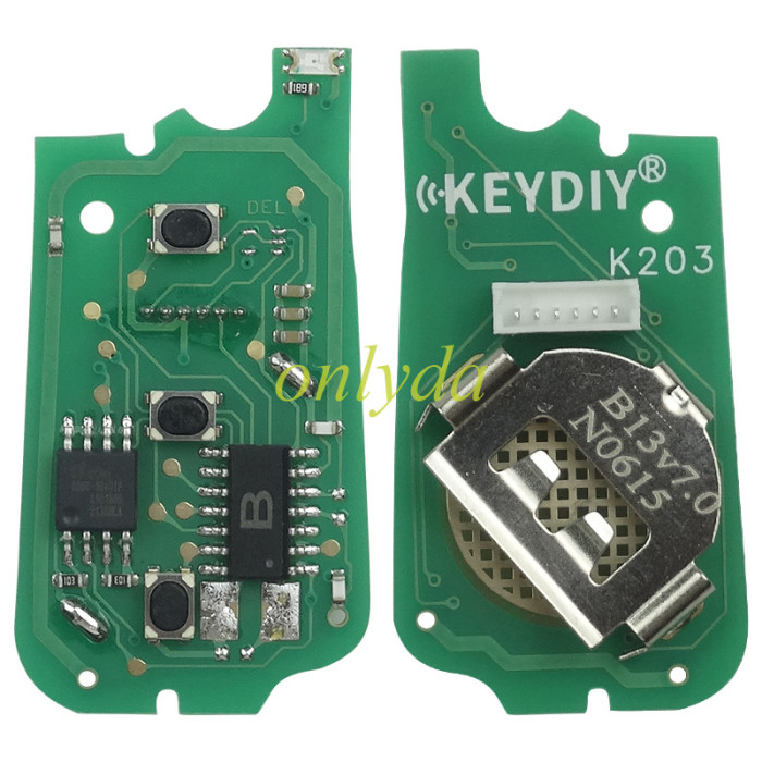 5pcs/lot Free shipping from HK  keydiy remote B13  2/2+1/3/3+1 button for toyota car .pls choose button