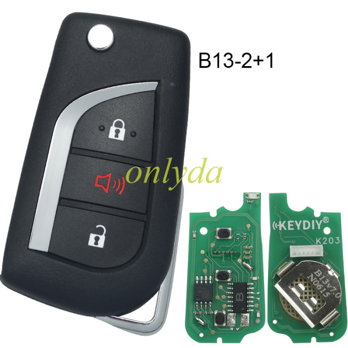 5pcs/lot Free shipping from HK  keydiy remote B13  2/2+1/3/3+1 button for toyota car .pls choose button
