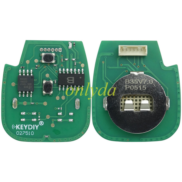 5pcs/lot Free shipping from HK  KEYDIY  Remote 2 button new B35-2 for KDX2 and KD MAX