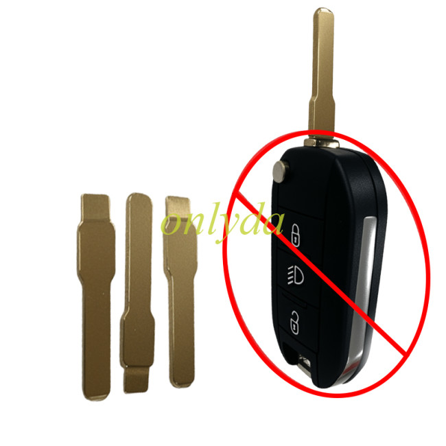 blade for Europe style Peugeot remote key shell