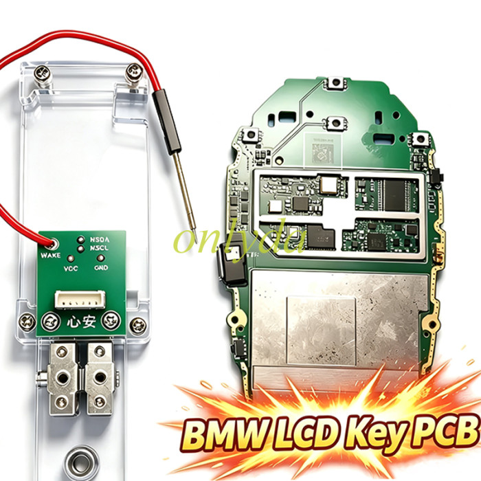 BMW LCD Smart Key Mainboard No Welding Test Clip, Locksmith Key Programming Fixture Adapter