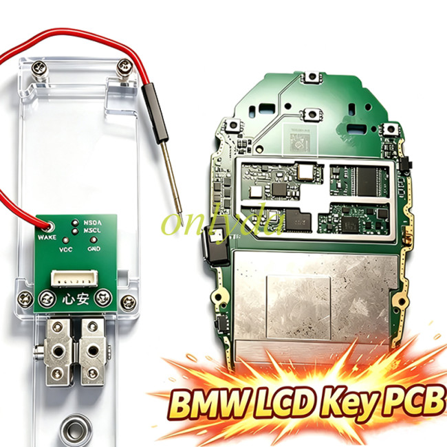 BMW LCD Smart Key Mainboard No Welding Test Clip, Locksmith Key Programming Fixture Adapter
