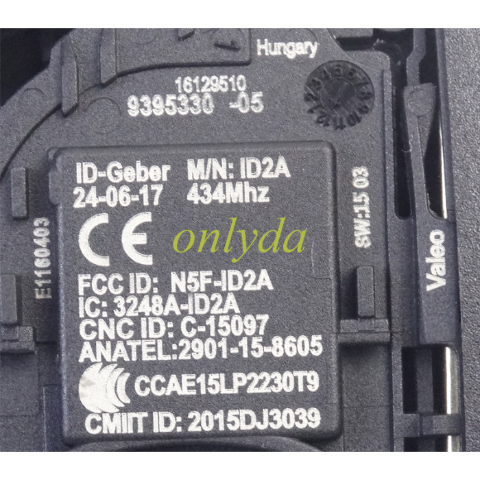 For BMW X5 4B / 3+1B replacement key shell G Chassis with metal black color, pls choose button