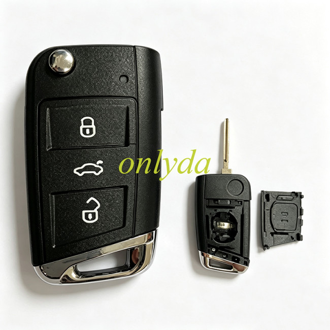 For VW 5C/5D remote key shell with badge