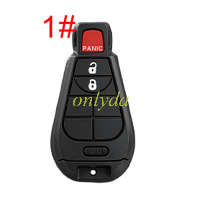 Super Stronger GTL for Chrysler remote key shell without badge, pls choose button