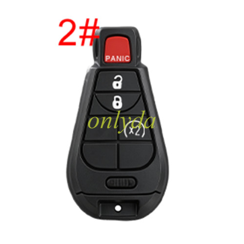 Super Stronger GTL for Chrysler remote key shell without badge, pls choose button