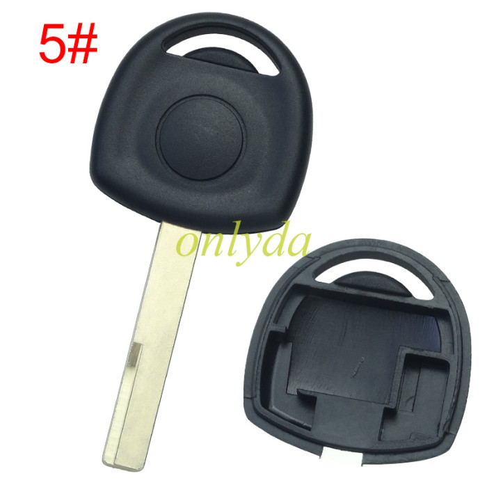 free shipping and no tax from HK warehouse 10pcs/lot For Opel  Chevrolet Buick transponder key shell without badge, pls choose the blade