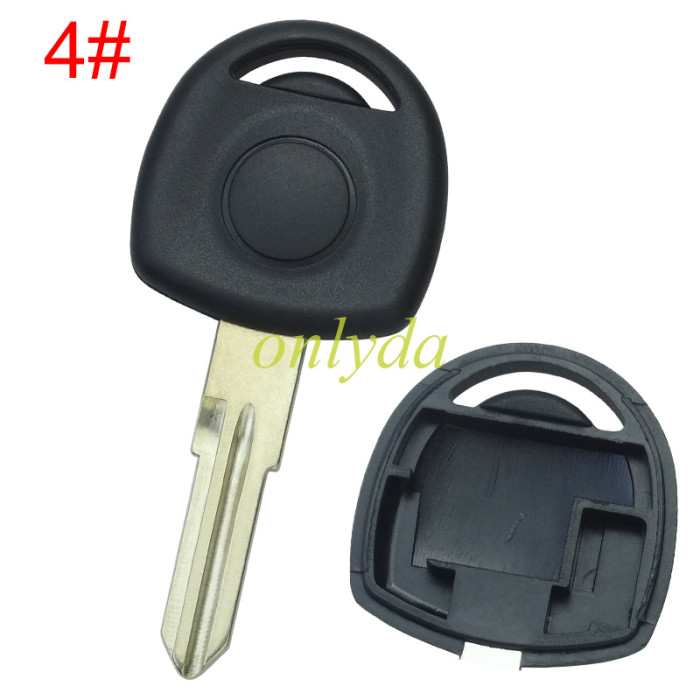 free shipping and no tax from HK warehouse 10pcs/lot For Opel  Chevrolet Buick transponder key shell without badge, pls choose the blade