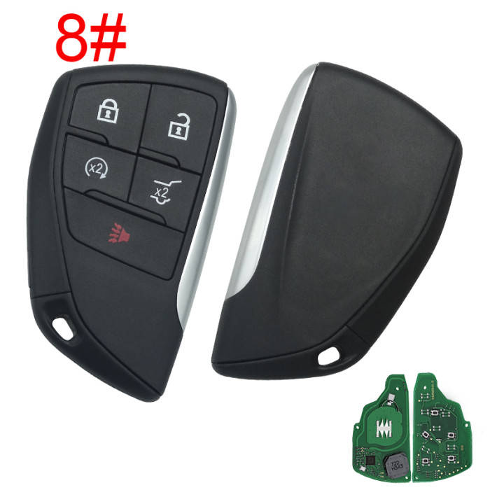 For Chevrolet ASK 434MHz ID49 Chip FCC ID: YG0G21TB2 Smart Remote Car Key Fob for Chevrolet Suburban Tahoe GMC Yukon 2021 2022 2023,pls choose button and PN number
