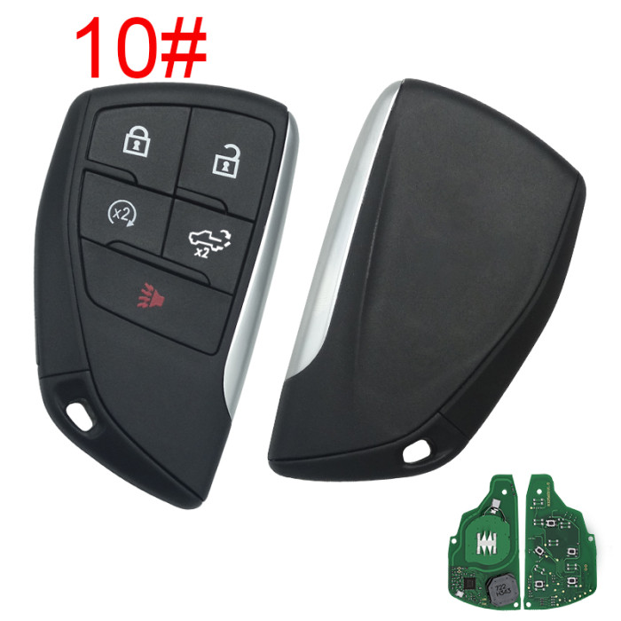 For Chevrolet ASK 434MHz ID49 Chip FCC ID: YG0G21TB2 Smart Remote Car Key Fob for Chevrolet Suburban Tahoe GMC Yukon 2021 2022 2023,pls choose button and PN number