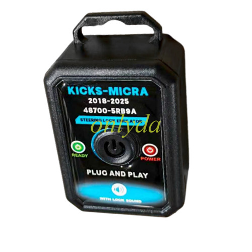 A60X For Nissan KICKS-MICRA 2018-2025 Compatible Steering Lock And IMMO Emulator 48700-5RB9A Steerin Lock Emulator