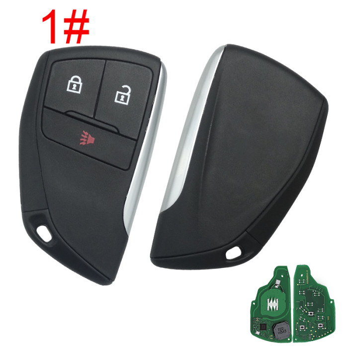 For Chevrolet ASK 434MHz ID49 Chip FCC ID: YG0G21TB2 Smart Remote Car Key Fob for Chevrolet Suburban Tahoe GMC Yukon 2021 2022 2023,pls choose button and PN number