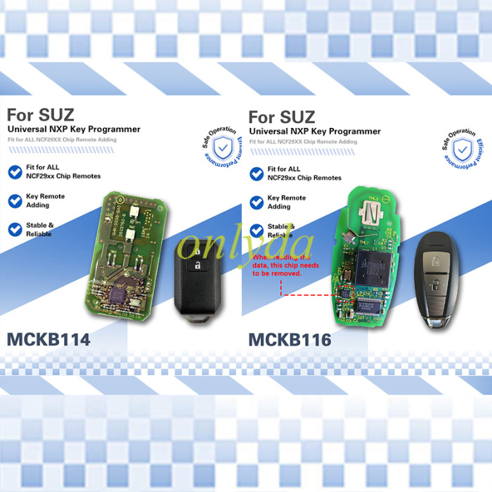MCKB Hot Sell Adapter For Suzuki Model Work With NXP Killer Solder Free adapter easy to operate