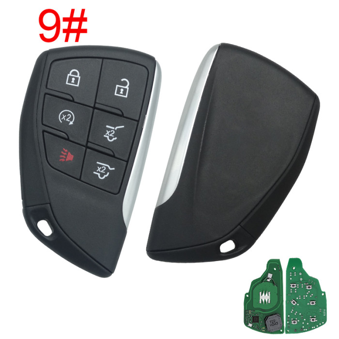 For Chevrolet ASK 434MHz ID49 Chip FCC ID: YG0G21TB2 Smart Remote Car Key Fob for Chevrolet Suburban Tahoe GMC Yukon 2021 2022 2023,pls choose button and PN number