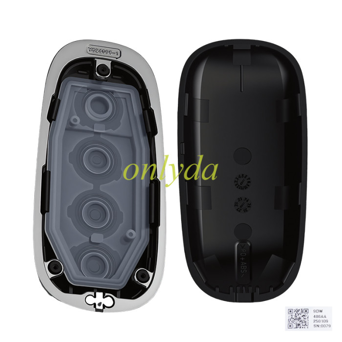 For Chery Omoda original remote key 47chip, 4 buttons 433mhz, without blade