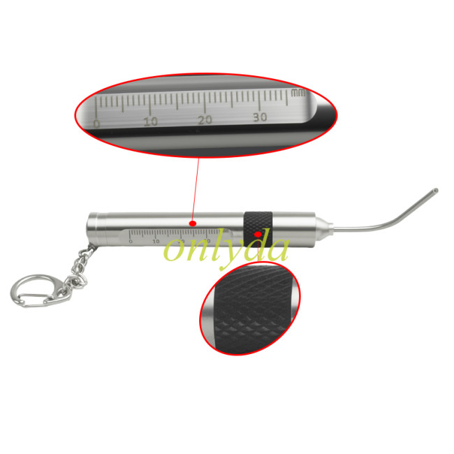Locksmith Keyhole Viewing LED Flashlight with AAA battery, Bend Probe Ignition Lock Internal Inspection Light